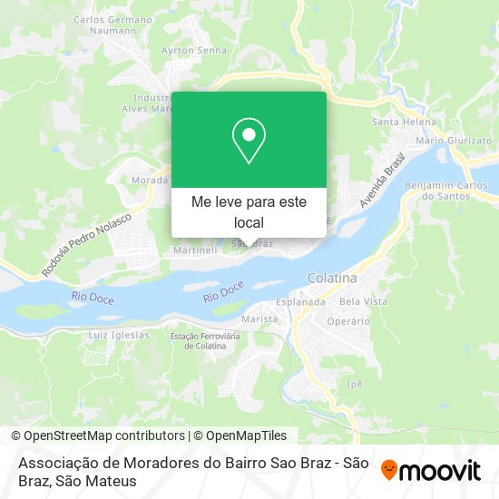Associação de Moradores do Bairro Sao Braz - São Braz mapa