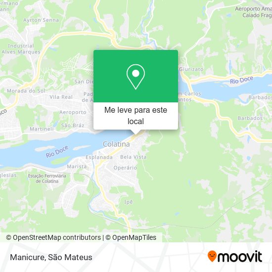 Manicure mapa