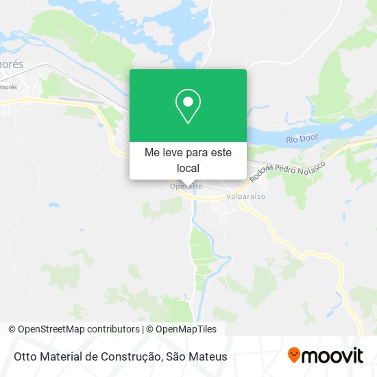 Otto Material de Construção mapa