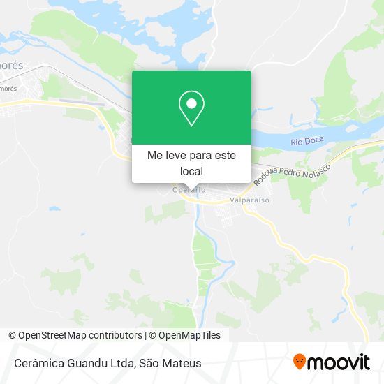 Cerâmica Guandu Ltda mapa