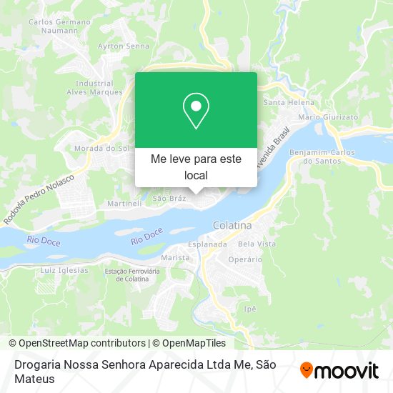 Drogaria Nossa Senhora Aparecida Ltda Me mapa