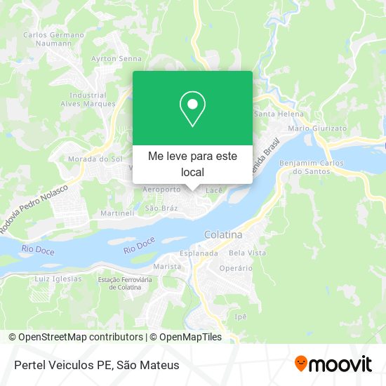 Pertel Veiculos PE mapa