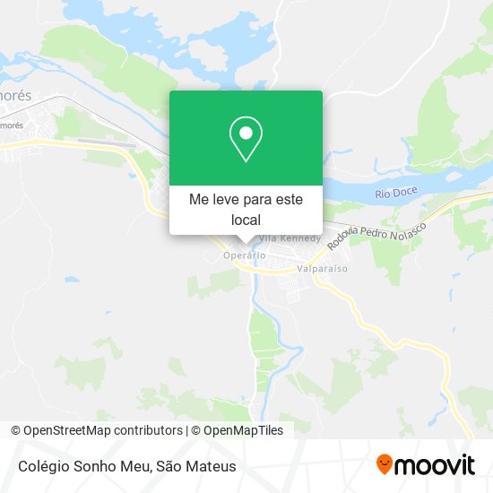 Colégio Sonho Meu mapa