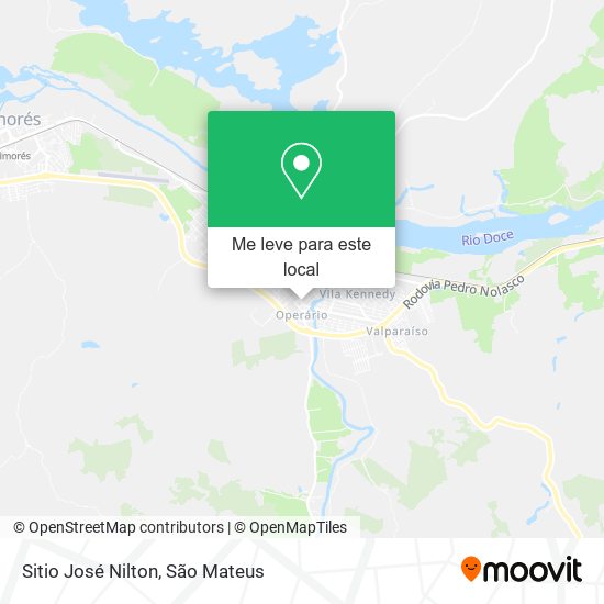 Sitio José Nilton mapa