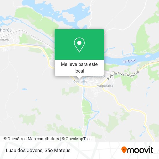 Luau dos Jovens mapa