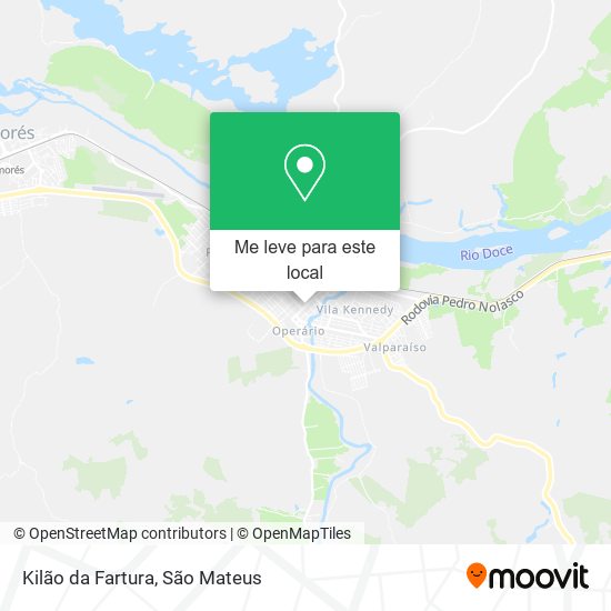 Kilão da Fartura mapa
