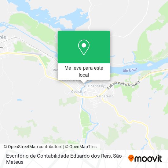 Escritório de Contabilidade Eduardo dos Reis mapa