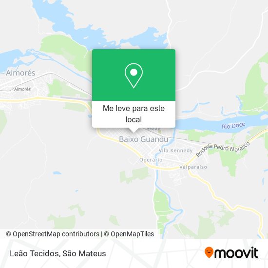 Leão Tecidos mapa