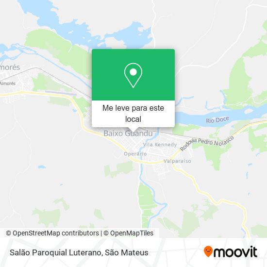 Salão Paroquial Luterano mapa