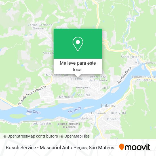 Bosch Service - Massariol Auto Peças mapa
