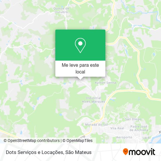 Dots Serviços e Locações mapa