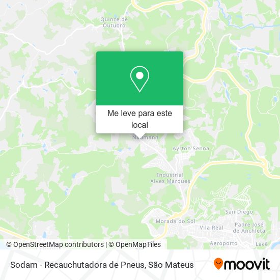 Sodam - Recauchutadora de Pneus mapa