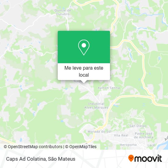 Caps Ad Colatina mapa