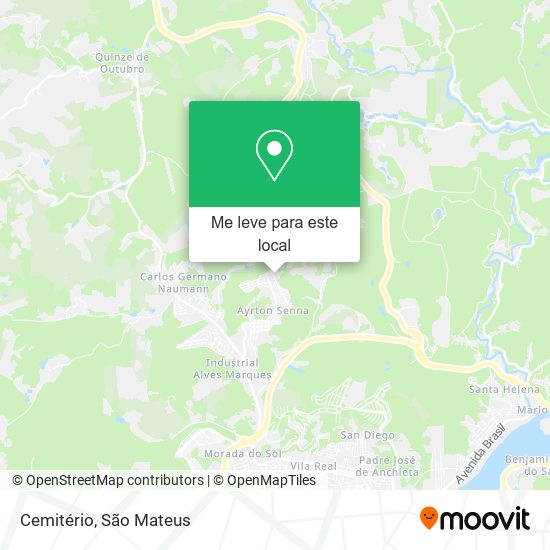 Cemitério mapa