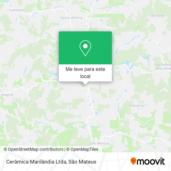 Cerâmica Marilândia Ltda mapa