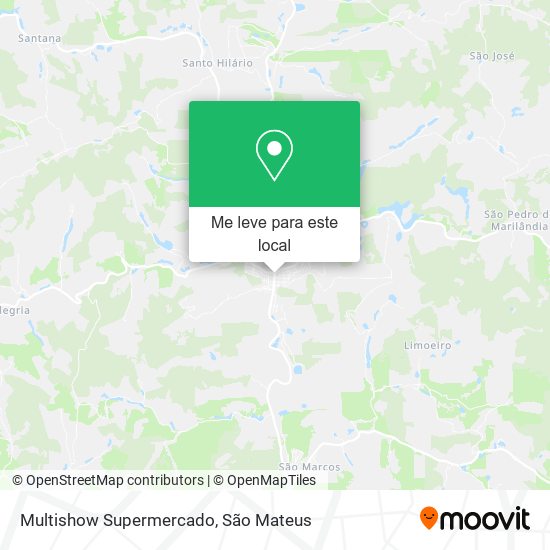 Multishow Supermercado mapa