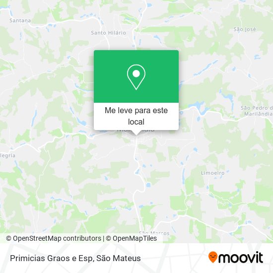 Primicias Graos e Esp mapa