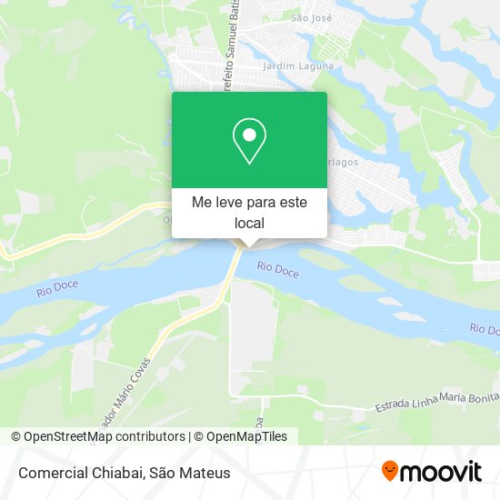 Comercial Chiabai mapa