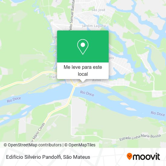 Edifício Silvério Pandolfi mapa