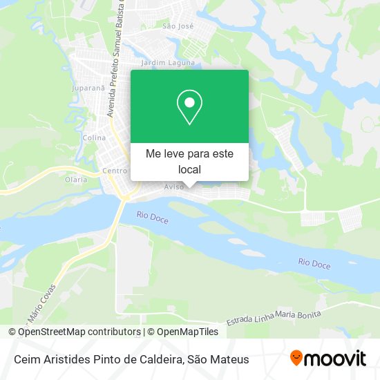 Ceim Aristides Pinto de Caldeira mapa
