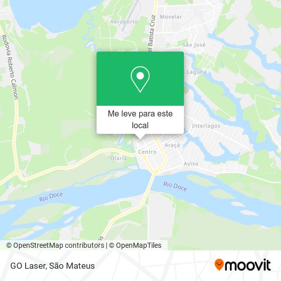 GO Laser mapa