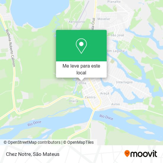 Chez Notre mapa