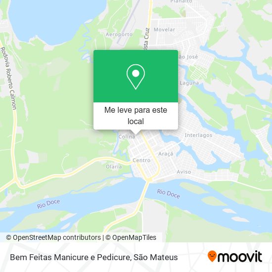 Bem Feitas Manicure e Pedicure mapa