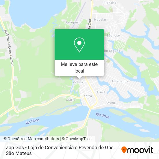 Zap Gas - Loja de Conveniência e Revenda de Gás mapa