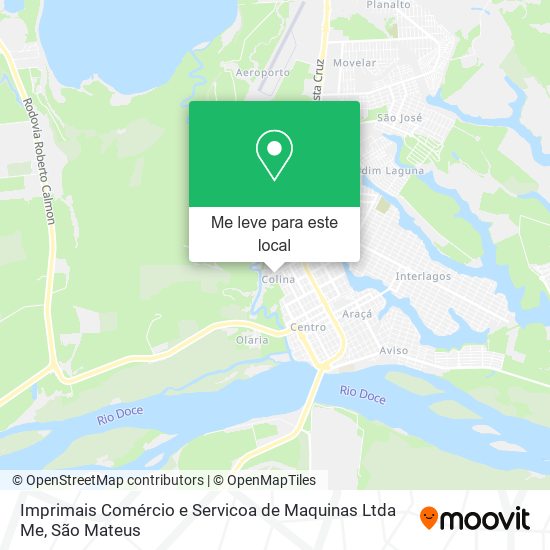 Imprimais Comércio e Servicoa de Maquinas Ltda Me mapa