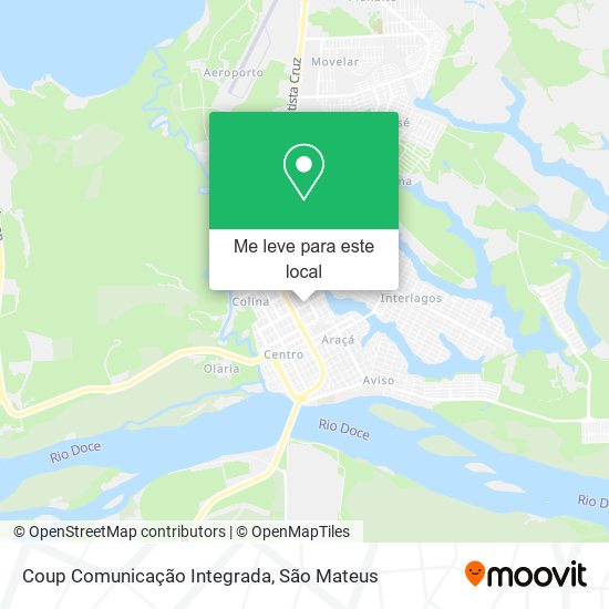 Coup Comunicação Integrada mapa