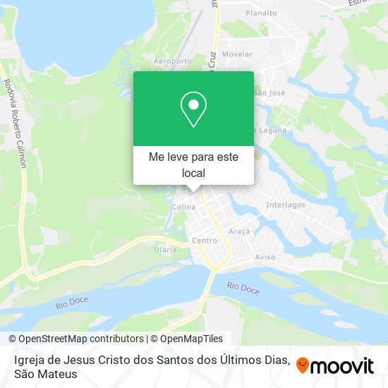 Igreja de Jesus Cristo dos Santos dos Últimos Dias mapa