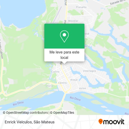 Enrick Veículos mapa