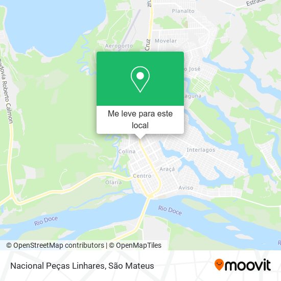 Nacional Peças Linhares mapa