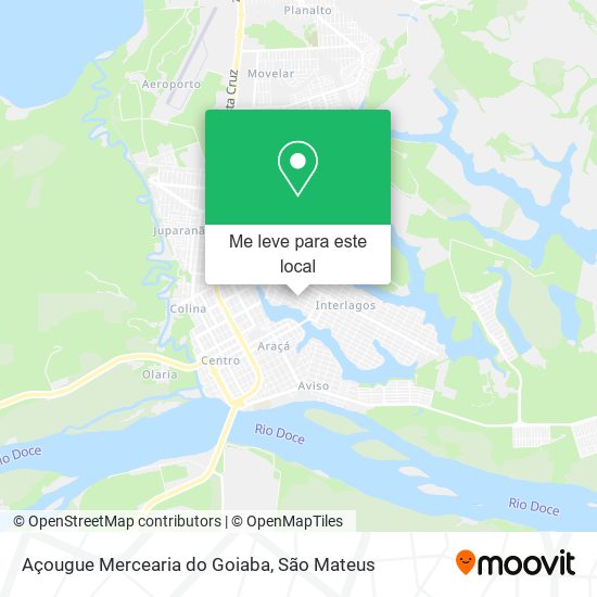 Açougue Mercearia do Goiaba mapa