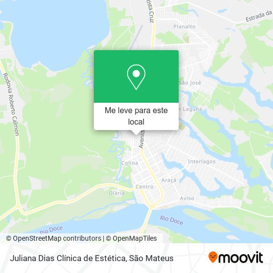 Juliana Dias Clínica de Estética mapa