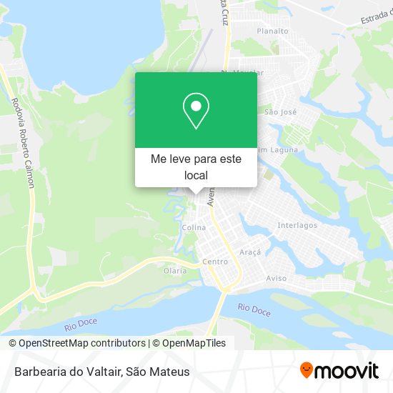 Barbearia do Valtair mapa