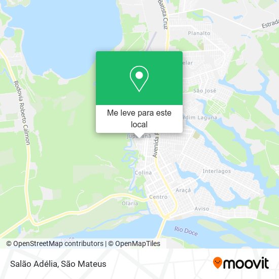 Salão Adélia mapa