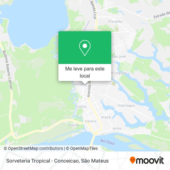 Sorveteria Tropical - Conceicao mapa