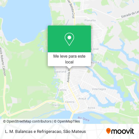L. M. Balancas e Refrigeracao mapa