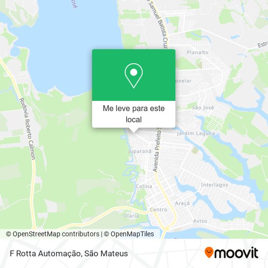 F Rotta Automação mapa