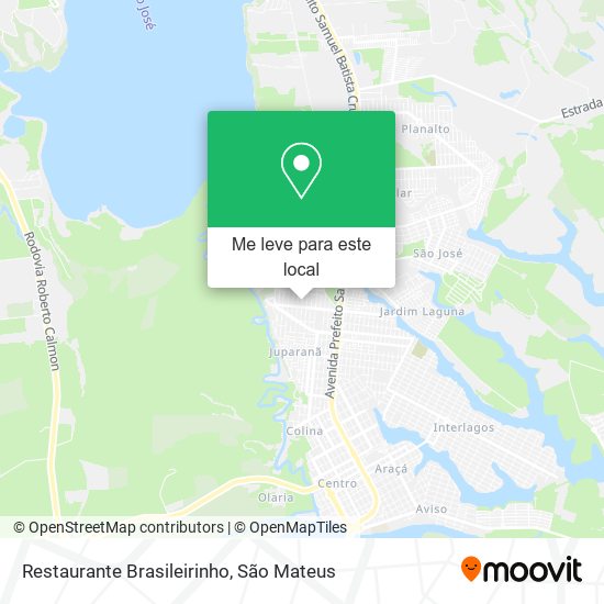 Restaurante Brasileirinho mapa