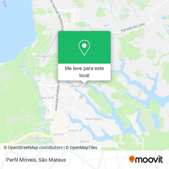 Perfil Móveis mapa