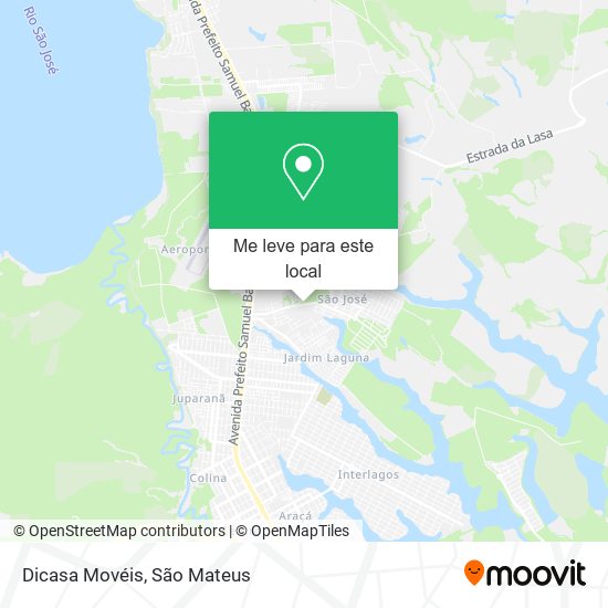 Dicasa Movéis mapa