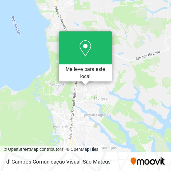 d' Campos Comunicação Visual mapa