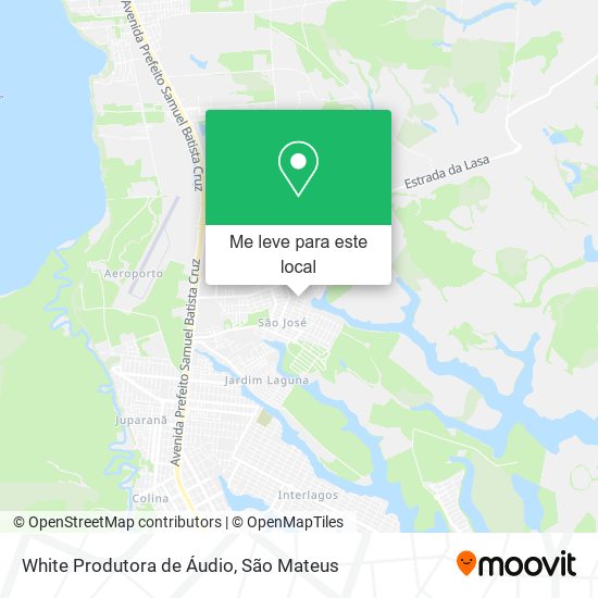 White Produtora de Áudio mapa
