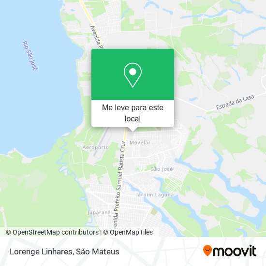 Lorenge Linhares mapa
