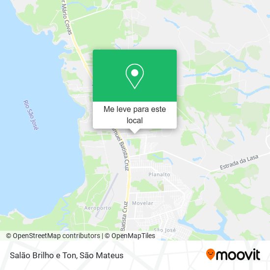 Salão Brilho e Ton mapa