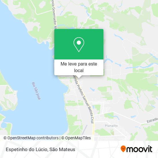 Espetinho do Lúcio mapa