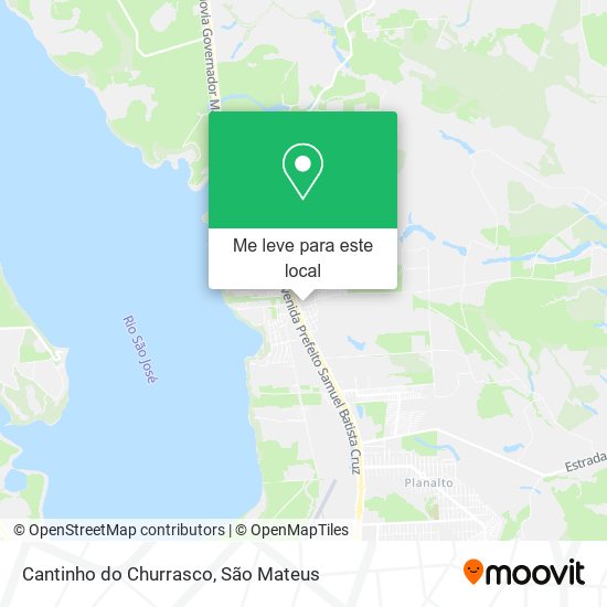 Cantinho do Churrasco mapa