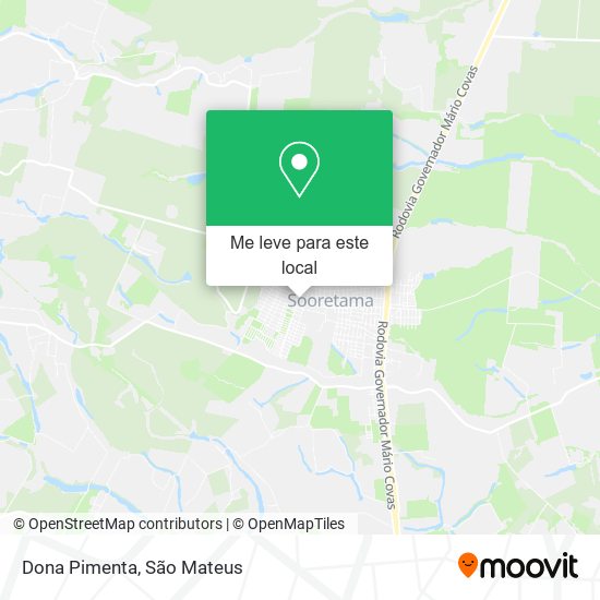 Dona Pimenta mapa